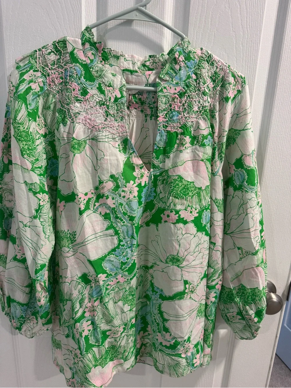 Lilly Pulitzer Lourdes Top Putting Green Poppyland